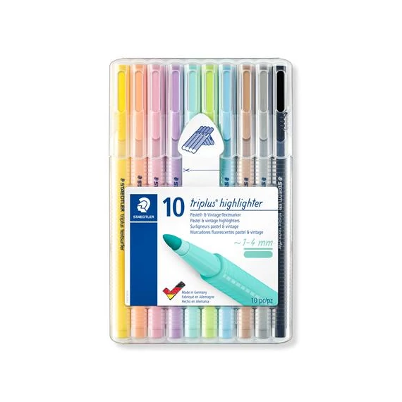 Szövegkiemelő készlet, 1-4 mm, STAEDTLER 