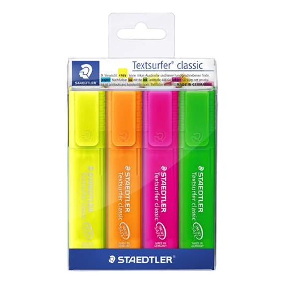 Szövegkiemelő készlet, 1-5 mm, STAEDTLER 