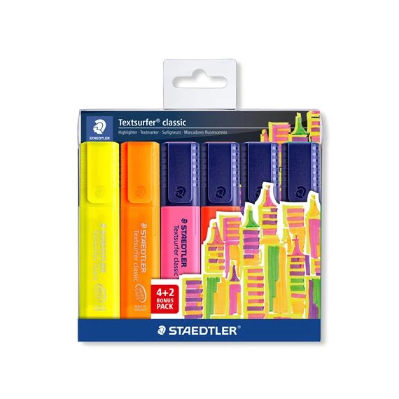 Szövegkiemelő készlet, 1-5 mm, STAEDTLER 