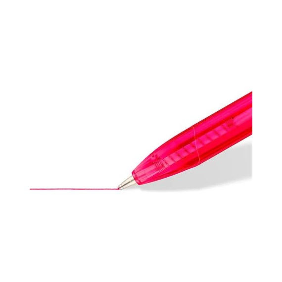 Golyóstoll, 1 mm, nyomógombos, STAEDTLER® 