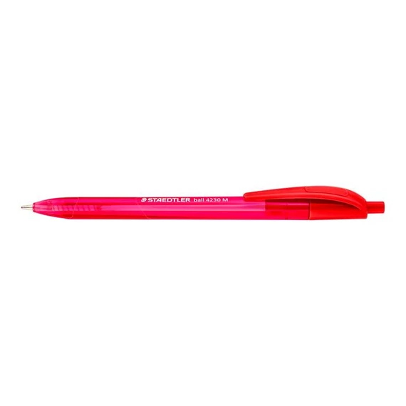 Golyóstoll, 0,5 mm, nyomógombos, STAEDTLER 