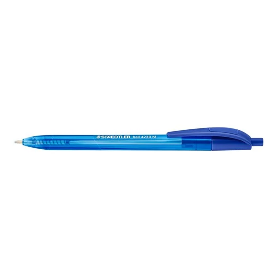 Golyóstoll, 0,5 mm, nyomógombos, STAEDTLER 
