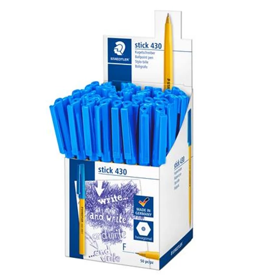Golyóstoll, 0,3mm, kupakos, STAEDTLER 