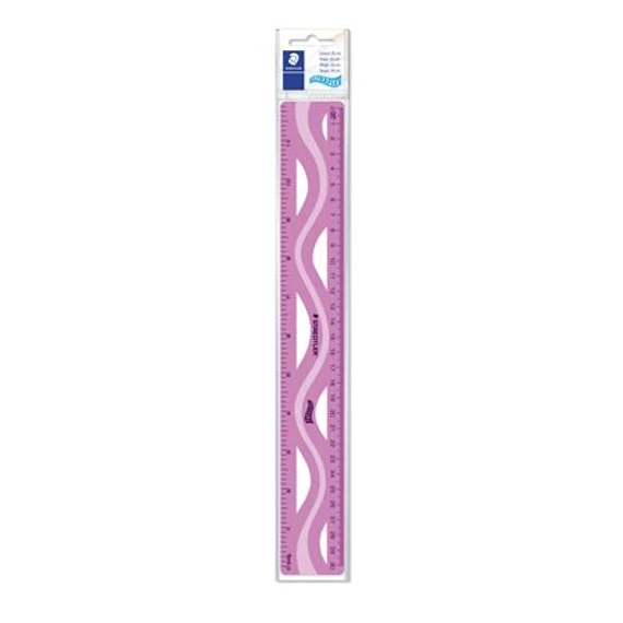 Vonalzó, műanyag, hajlítható, 30 cm, STAEDTLER 
