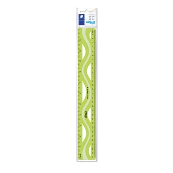 Vonalzó, műanyag, hajlítható, 30 cm, STAEDTLER 