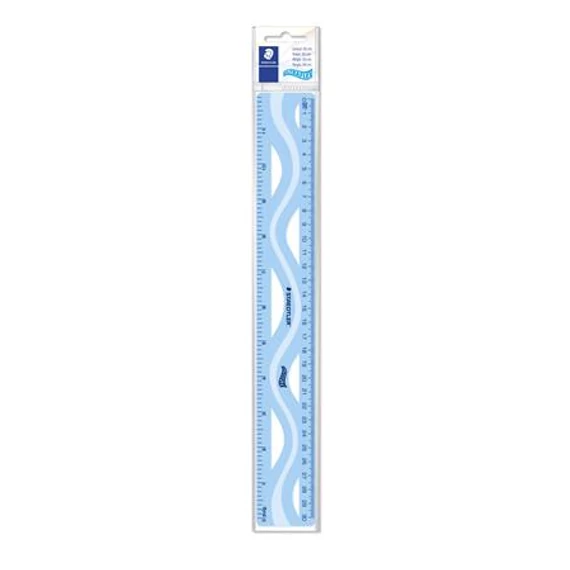 Vonalzó, műanyag, hajlítható, 30 cm, STAEDTLER 