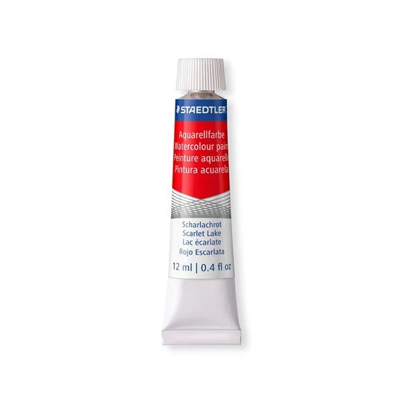 Akvarell festék, tubusos, STAEDTLER „8880”, 12 különböző szín