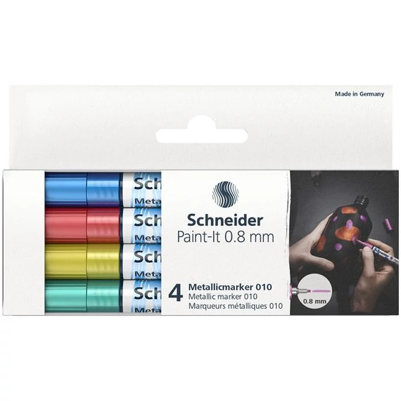 Akril marker készlet, 0,8 mm, SCHNEIDER 