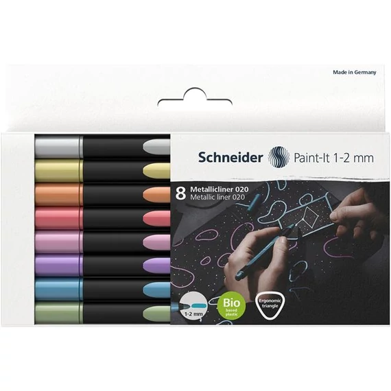 Akril marker készlet, 1-2 mm, SCHNEIDER 