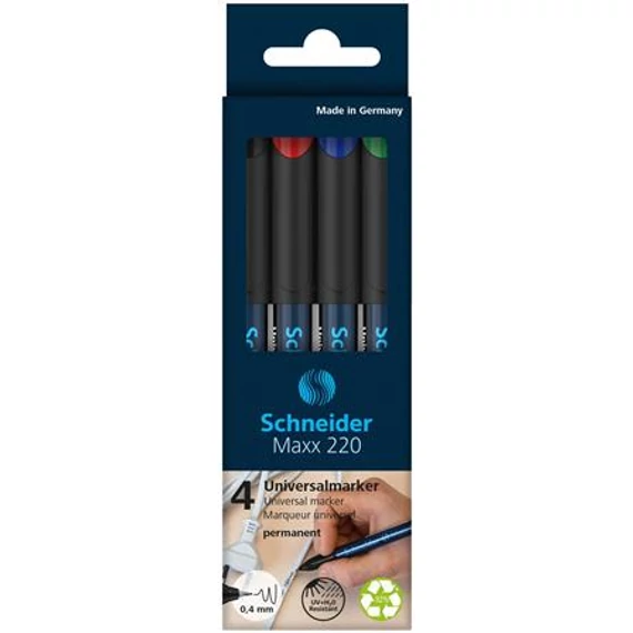 Alkoholos marker készlet, OHP, 0,4 mm, SCHNEIDER 