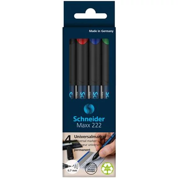 Alkoholos marker készlet, OHP, 0,7 mm, SCHNEIDER 