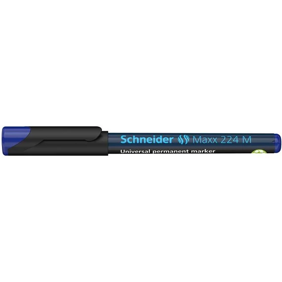 Alkoholos marker, OHP, 1 mm, SCHNEIDER "Maxx 224 M", kék