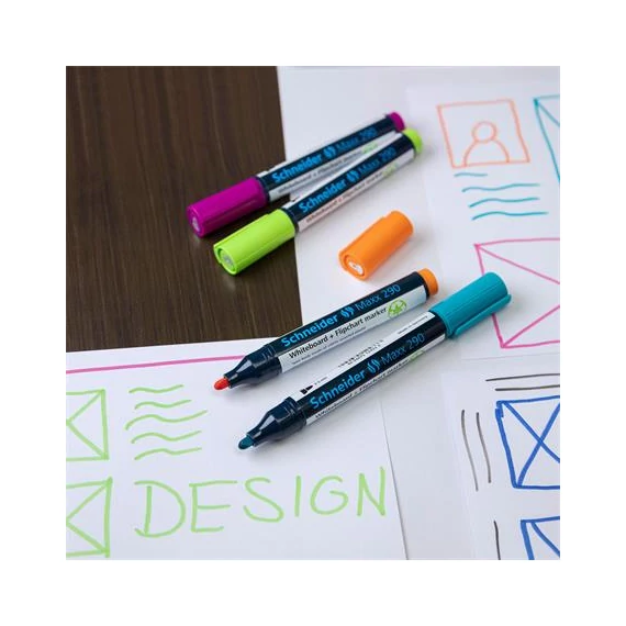 Tábla- és flipchart marker, 2-3 mm, kúpos, SCHNEIDER 
