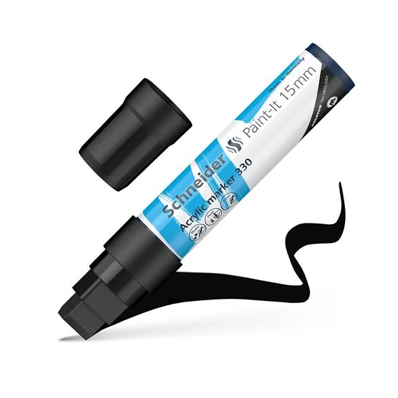 Akril marker, 15 mm, SCHNEIDER 