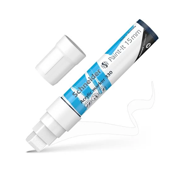 Akril marker, 15 mm, SCHNEIDER 