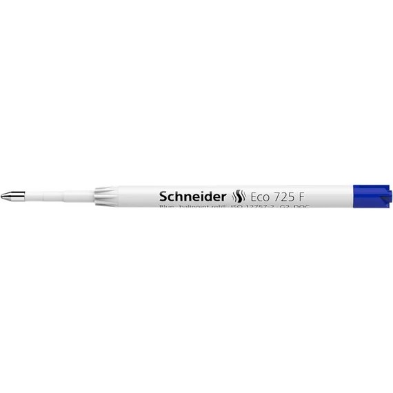 Golyóstollbetét, 0,3mm, SCHNEIDER " Eco 725 F", kék, 10db/cs