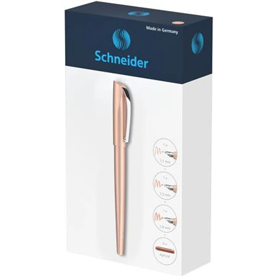 Töltőtoll ajándékszett, 1,1 mm, ajándék 1,5 és 1,8 mm-es tollheggyel, SCHNEIDER 