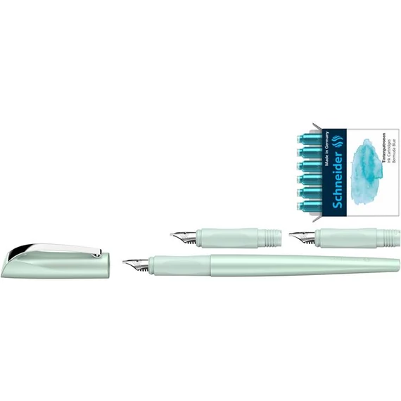 Töltőtoll ajándékszett, 1,1 mm, ajándék 1,5 és 1,8 mm-es tollheggyel, SCHNEIDER 