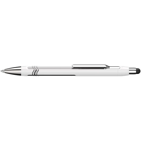 Golyóstoll, 0,7 mm, nyomógombos, érintőképernyős készülékekhez, SCHNEIDER 