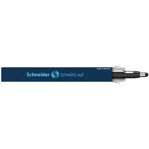 Golyóstoll, 0,7 mm, nyomógombos, érintőképernyős készülékekhez, SCHNEIDER 