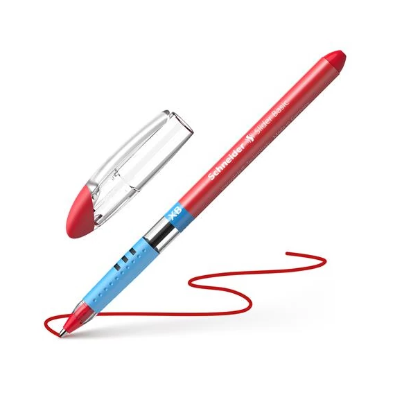 Golyóstoll, 0,7 mm, kupakos, SCHNEIDER 