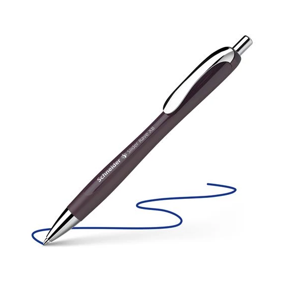 Golyóstoll, 0,7 mm, nyomógombos, SCHNEIDER 