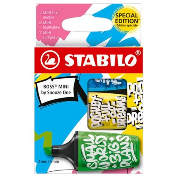 Szövegkiemelő készlet, 2-5 mm, STABILO, 
