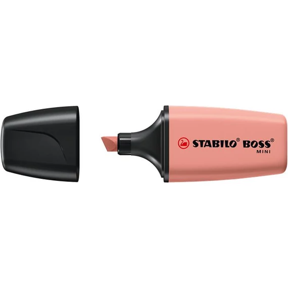 Szövegkiemelő STABILO Boss Mini Naturevibes vörösbarna