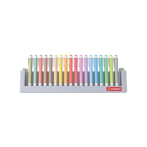 Szövegkiemelő STABILO Swing Cool Naturecolors asztali 18 darabos