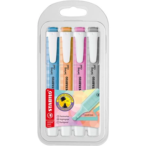 Szövegkimelő készlet, 1-4 mm, STABILO 