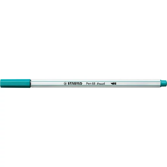 Ecsetirón, STABILO "Pen 68 brush", türkizkék