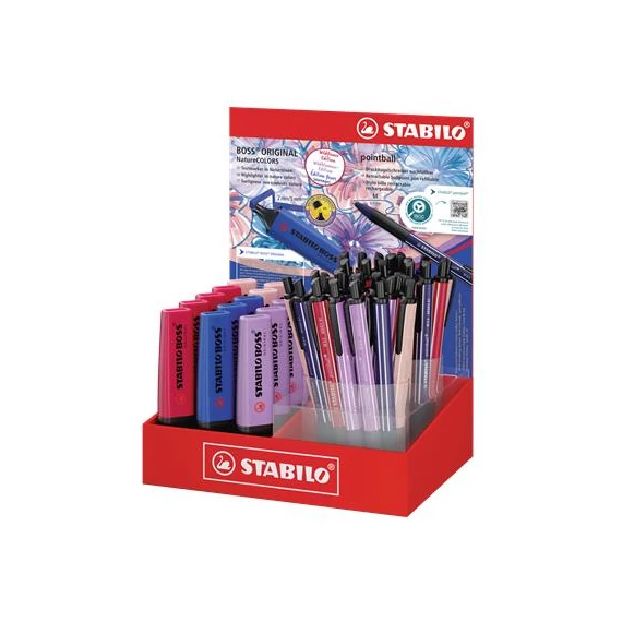 Szövegkiemelő és golyóstoll display, STABILO 