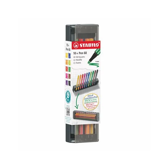 Filctoll készlet, 1 mm, STABILO 