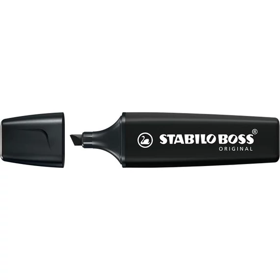 Szövegkiemelő STABILO Boss Nature Colors marker fekete