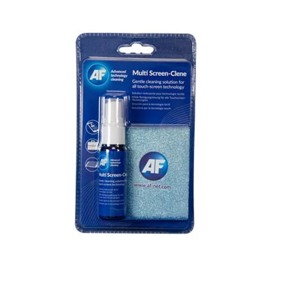 Tisztítófolyadék, érintőkijelzőhöz, mikroszálas kendővel, 25 ml, AF 