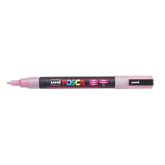Filctoll UNI Posca PC-3ML csillámló rózsaszín