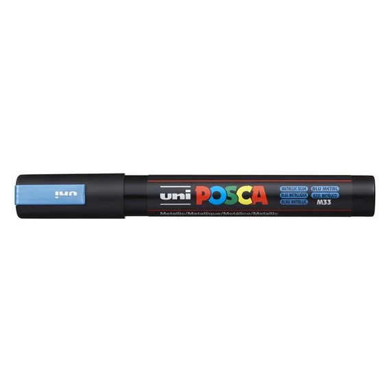 Filctoll UNI Posca PC-5M metál kék
