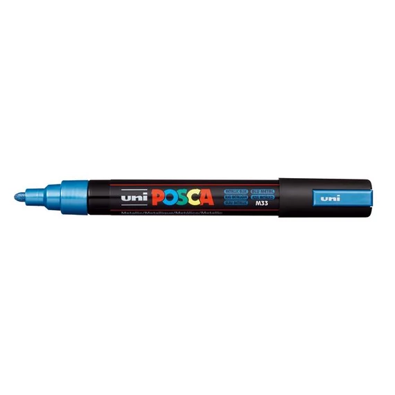 Filctoll UNI Posca PC-5M metál kék