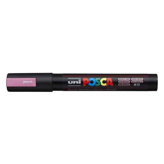 Filctoll UNI Posca PC-5M metál rózsaszín