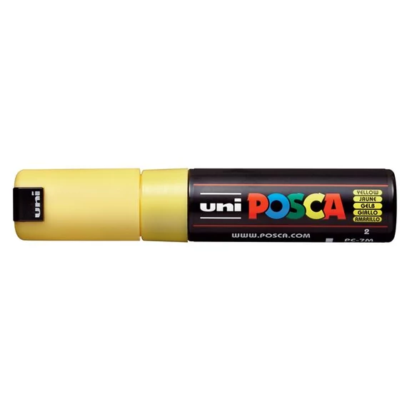 Filctoll UNI Posca PC-7M sárga