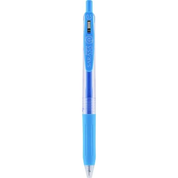 Zseléstoll ZEBRA Sarasa Clip nyomógombos 0,5mm világoskék