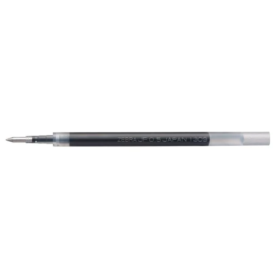 Tollbetét zselés ZEBRA JF fekete 0,33 mm 2 darabos