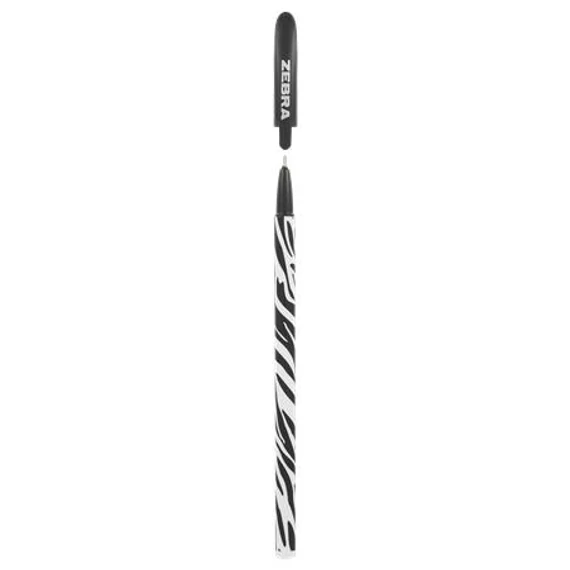 Golyóstoll ZEBRA Doodlerz állatmintás 1,0 mm kék 10 db/csomag