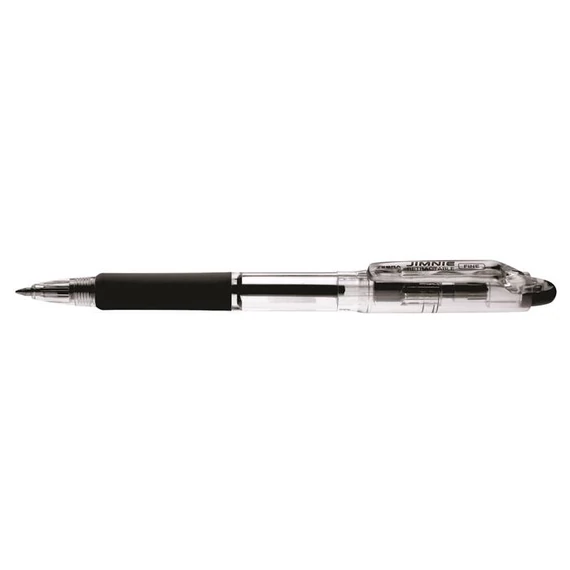 Golyóstoll 0,7mm, nyomógombos Zebra Jimnie, írásszín fekete