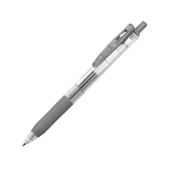Zseléstoll ZEBRA Sarasa Clip nyomógombos 0,5mm szürke
