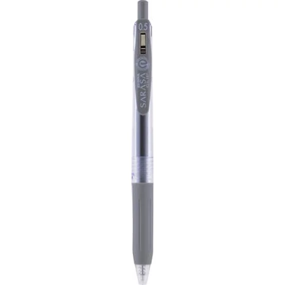 Zseléstoll ZEBRA Sarasa Clip nyomógombos 0,5mm szürke