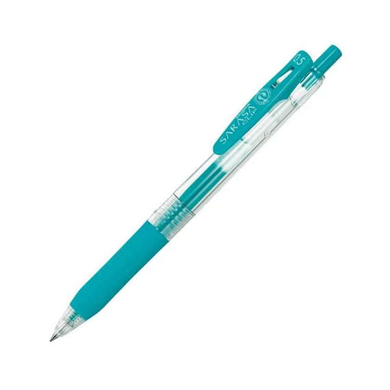Zseléstoll ZEBRA Sarasa nyomógombos 0,5 mm zöld