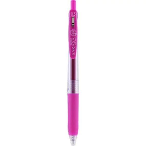 Zseléstoll ZEBRA Sarasa nyomógombos 0,5 mm magenta