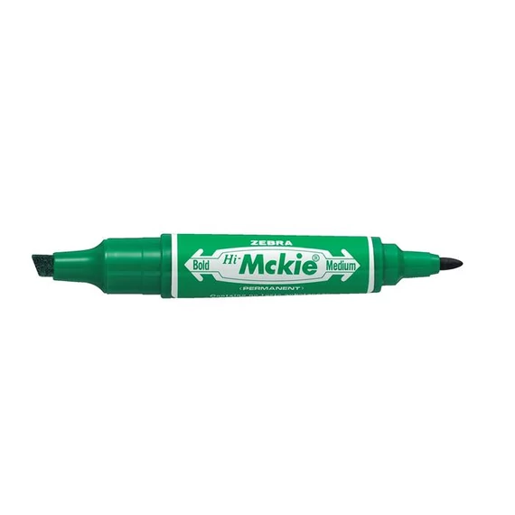 Alkoholos marker, 2,0/4,0 mm, kúpos/vágott, kétvégű, ZEBRA 