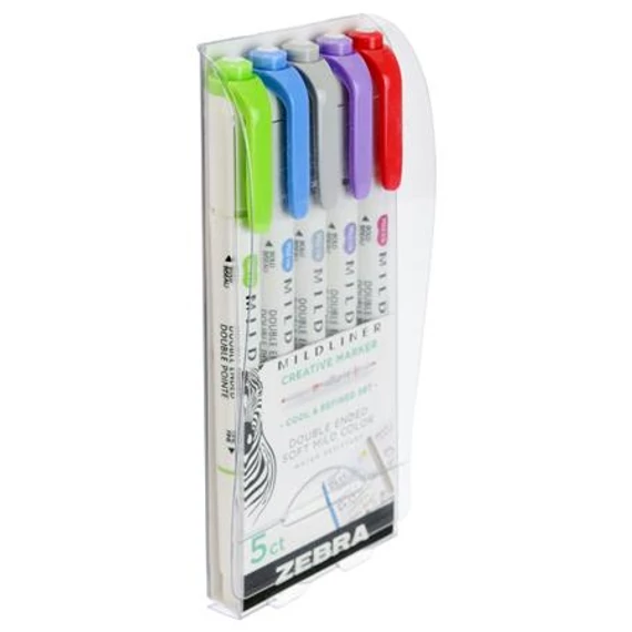 Szövegkiemelő készlet, 1,0/3,5 mm, kétvégű ZEBRA 